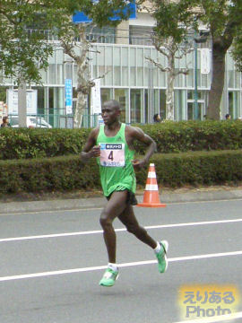 マイケル・キピエゴ（ケニア）選手＠東京マラソン2012