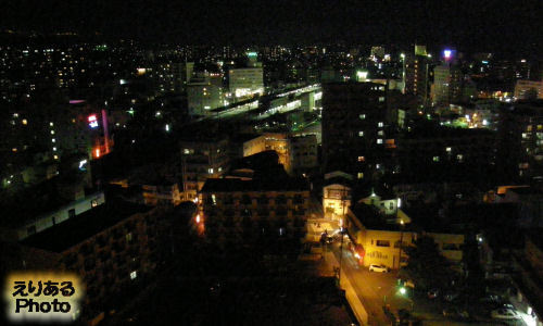 別府亀の井ホテルから見た夜景