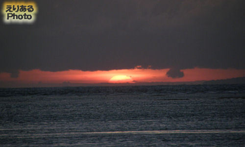 バリ島見た日の出（２日目）
