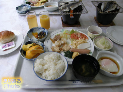 館山シーサイドホテル朝食ブッフェ