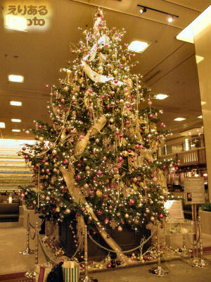 2012年帝国ホテルのクリスマスツリー＆イルミネーション