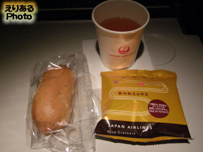 JALの機内食軽食